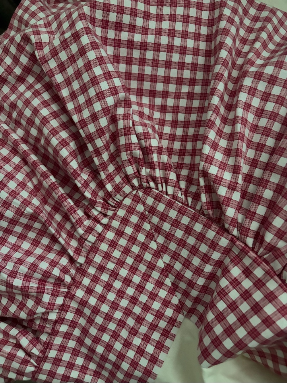 Gingham Bed Skirt For Full Bed